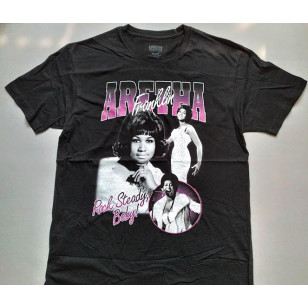 Aretha Franklin - Rock Steady Official T Shirt ( Men M ) ***READY TO SHIP from Hong Kong***